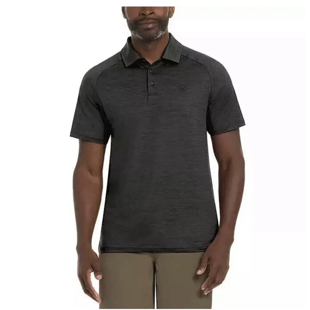 Mens Hurley Performance Polo Heathered Dark Grey Mens Size M,soft Comfort Career